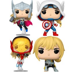 Marvel Spider-Gwen: Gwenverse Funko Pop! Vinyl Figure Case of 4