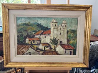 Oil on canvas Carlos Garay Honduran painter