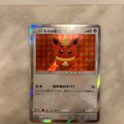Poncho Wearing Flareon Japanese Pokémon