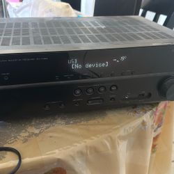 Black Yamaha Receiver 