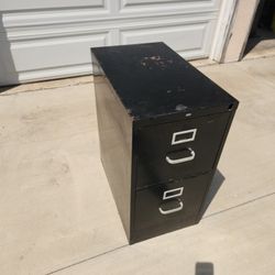 2 Drawer Metal File Cabinet 