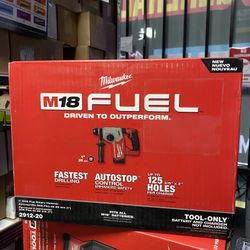 Milwaukee M18 FUEL 18V Lithium-Ion Brushless Cordless 1 in. SDS-Plus Rotary Hammer (Tool-Only)