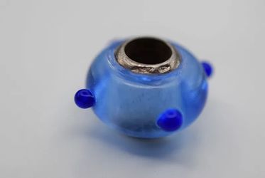 Blown Glass Sterling Charm for Chamilia Pandora Kranz Story