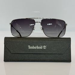 New Timberland 9292 Matte Silver Polarized Gradient Men’s Sunglasses 