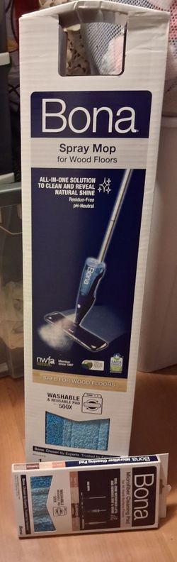 Convenient light weight mop perfect for wood flooring
