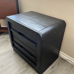 Black 2 Drawer Dresser