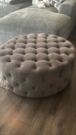 Gray Ottoman