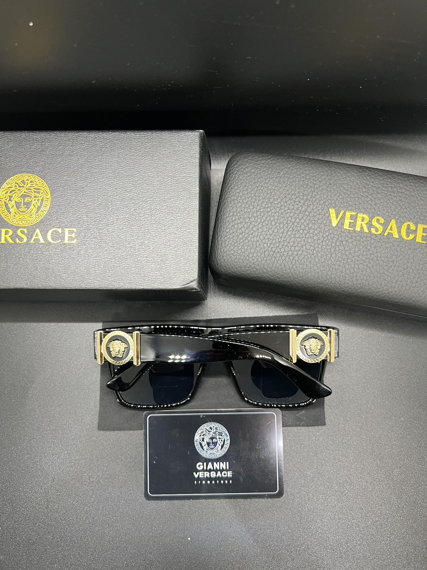 Versace Medusa Sunglasses VE41726BU - Black Tinted Lens