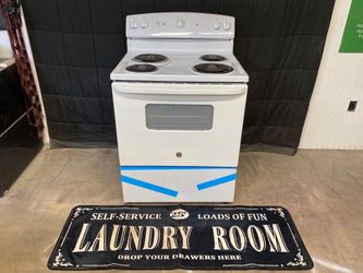 New GE 30 Inch White Electric Coil Top Range Oven 🛡️ 30-Day Warranty