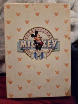 1988 Silver Commemorative Proof MICKEY Sixty years with you