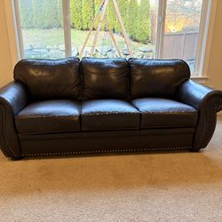 Genuine Leather Couch