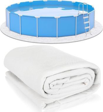 Precut 15-Foot Round White Pool Liner Pad for 15' Above Ground Swimming Pools ⭐NEW IN BOX⭐ CYISell