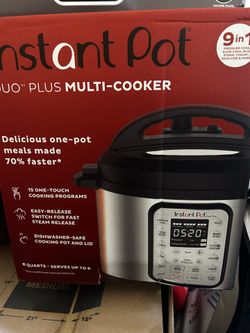 Insta Pot Plus Multi Cooker 9in1 