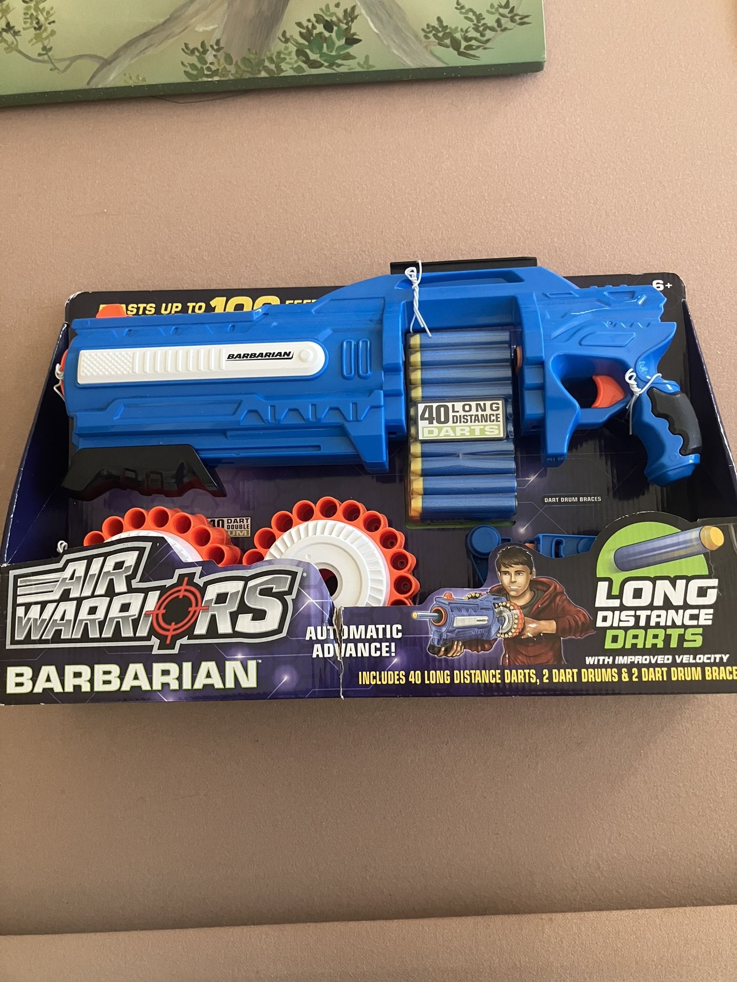 Air Warriors Dart Blaster + Drum Magazines (40 Darts)