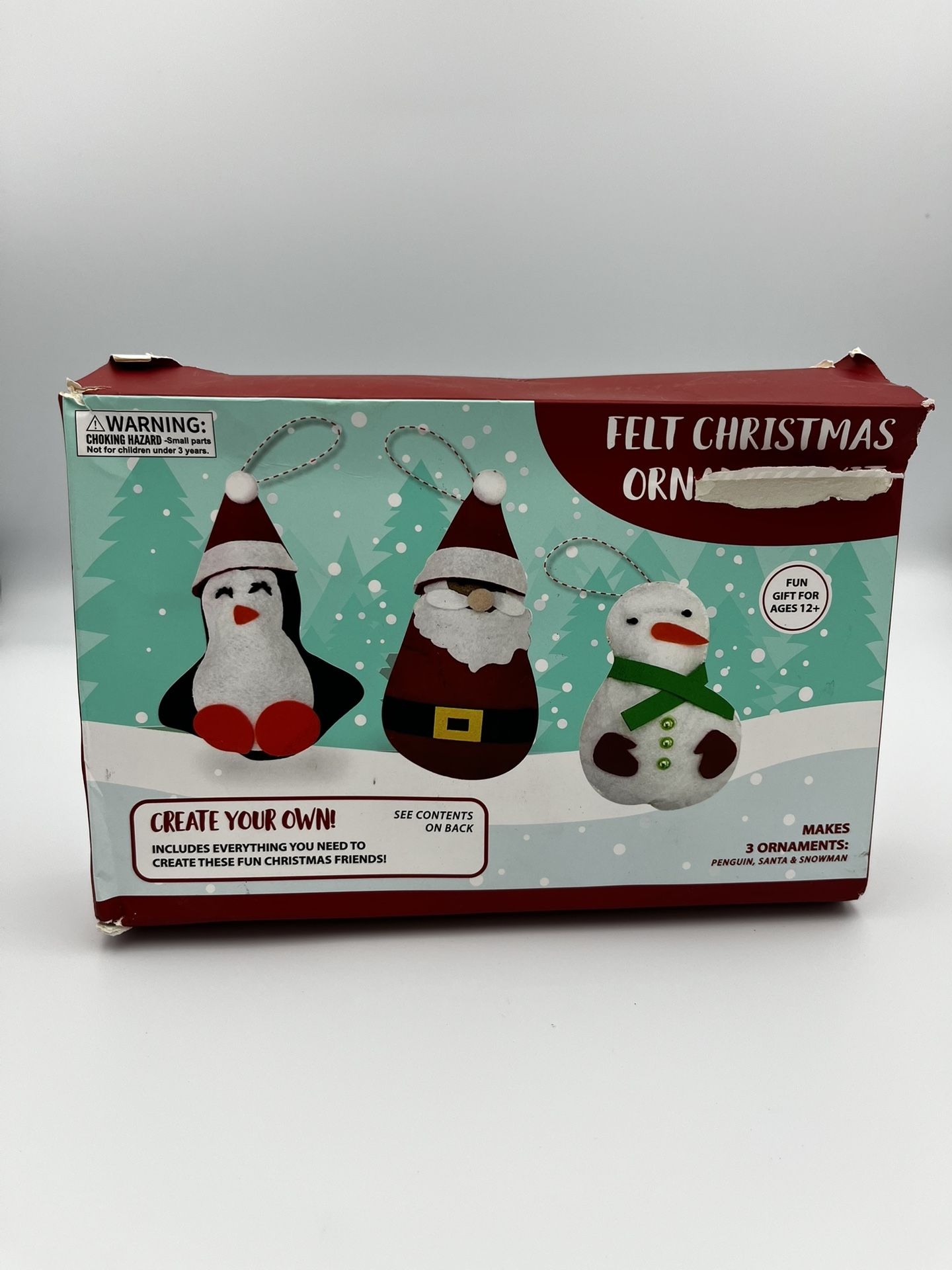 DIY Felt Christmas Ornament Kit