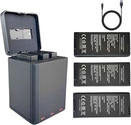 3pcs x 1100mah Battery for DJI Tello RC Quadcopter + 3 in 1 USB Speed Tello Battery Charger