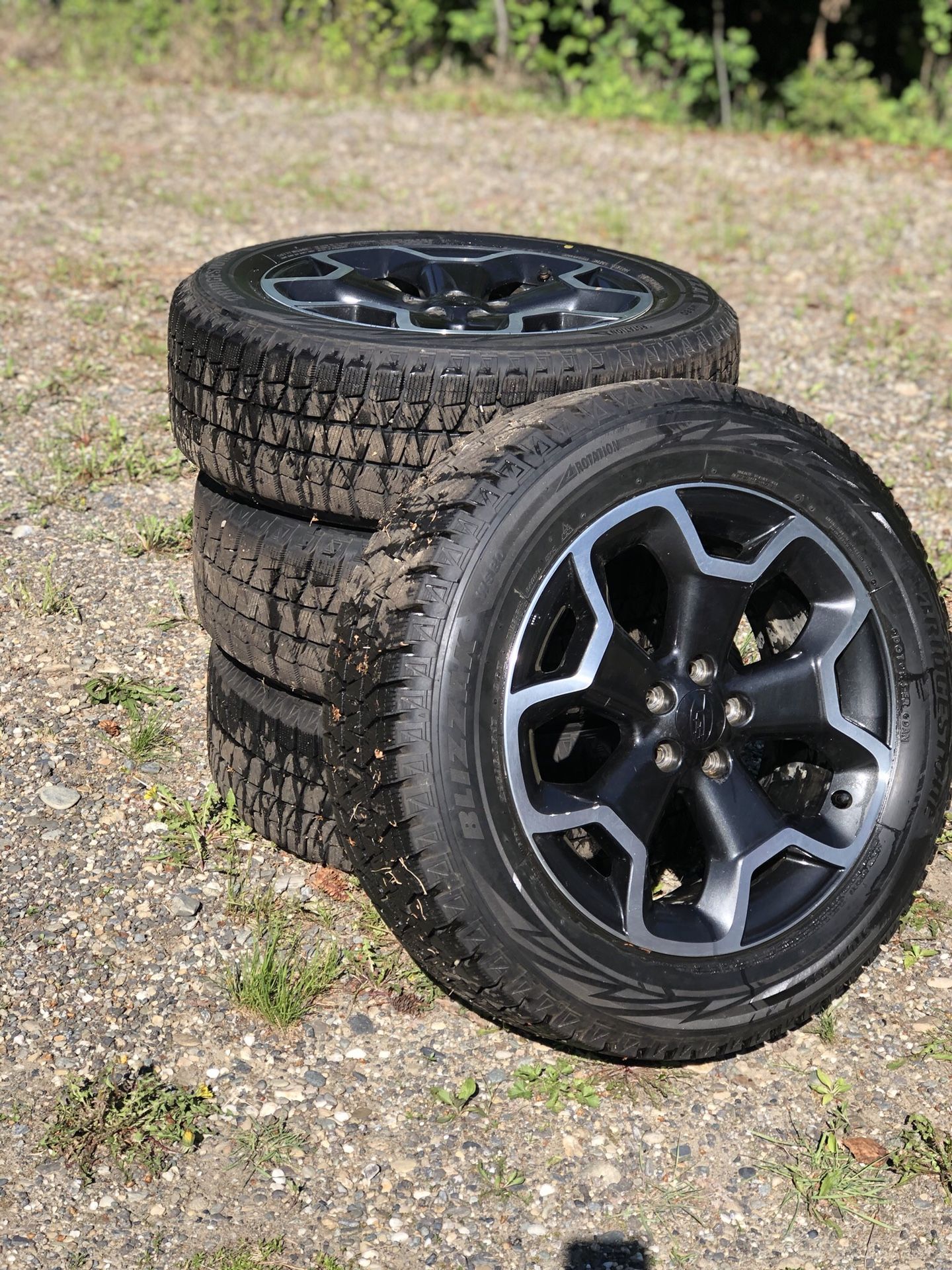 17” Blizzak Studless Winter Tires with Rims for Sale in Fairbanks, AK OfferUp