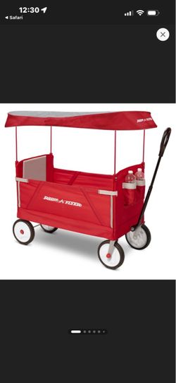Radio Flyer Red Wagon with Canopy excellent condition