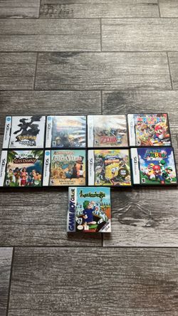 Nintendo DS and Gameboy Color Cases and Manuals