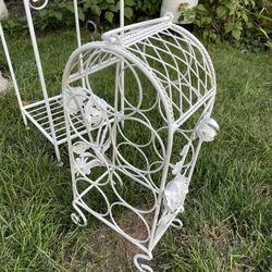 Tole Metal Wine Rack