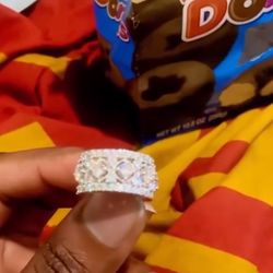 Diamond Ring Sterling Silver 