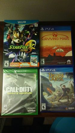 Ps4 XboxOne Wiuu Sealed Games