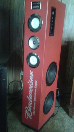 Budweiser hotsell speaker tower