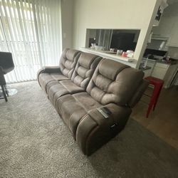 Recliner Sofa And 2 Chairs