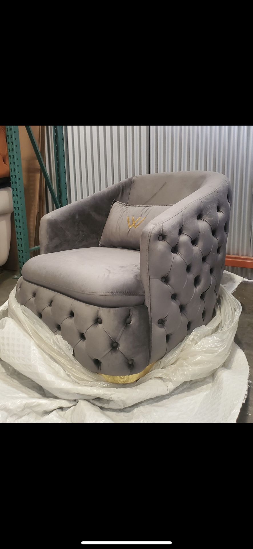 Grey Armchairs 2 Piece