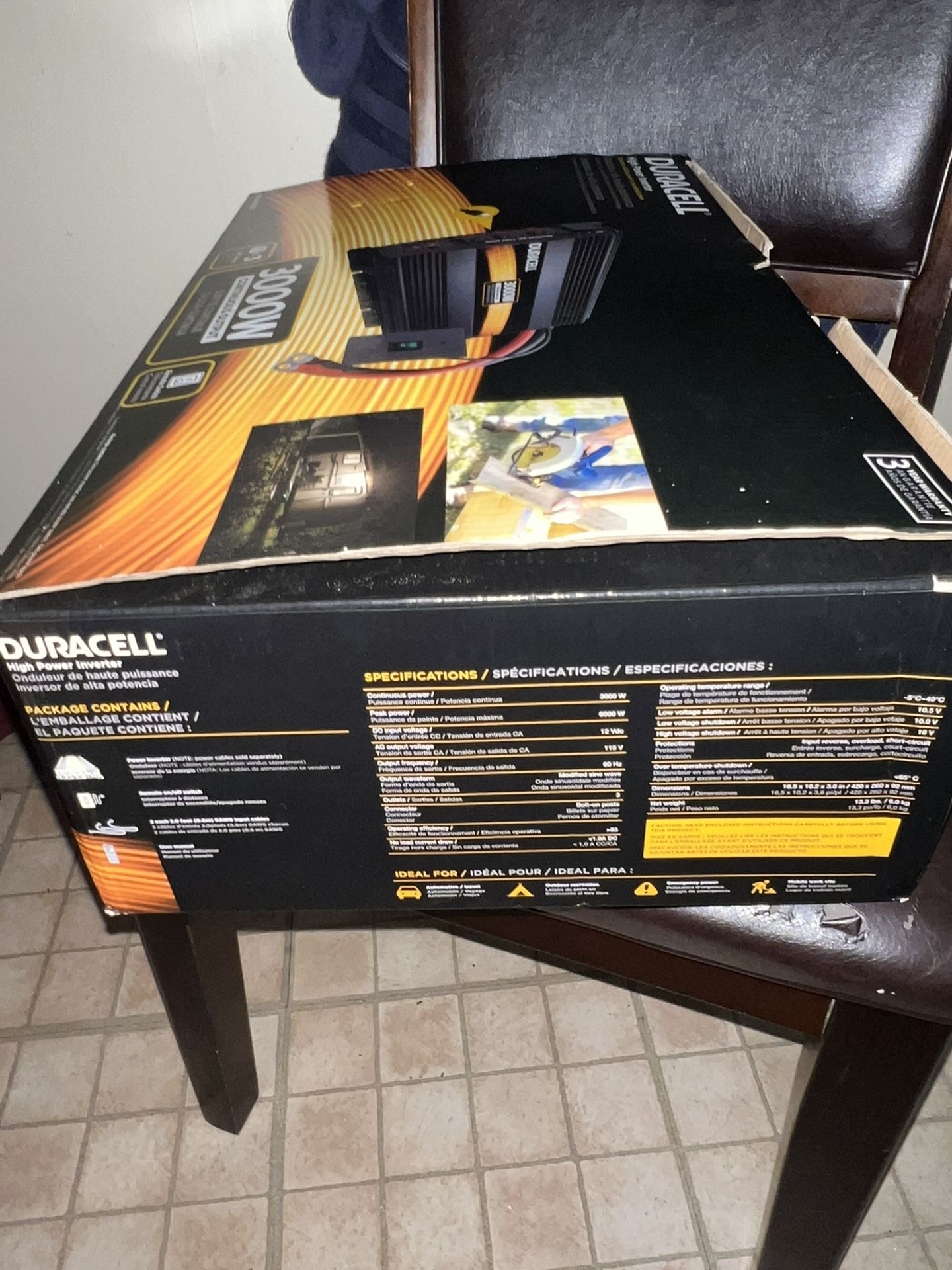 duracell high power inverter 3000 watt