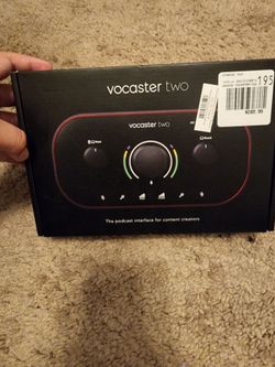 Focusrite vocaster two scarlett red