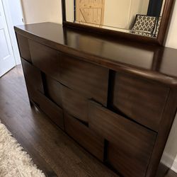 Dresser And Mirror