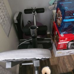 Weight Bench And Exercise Ball