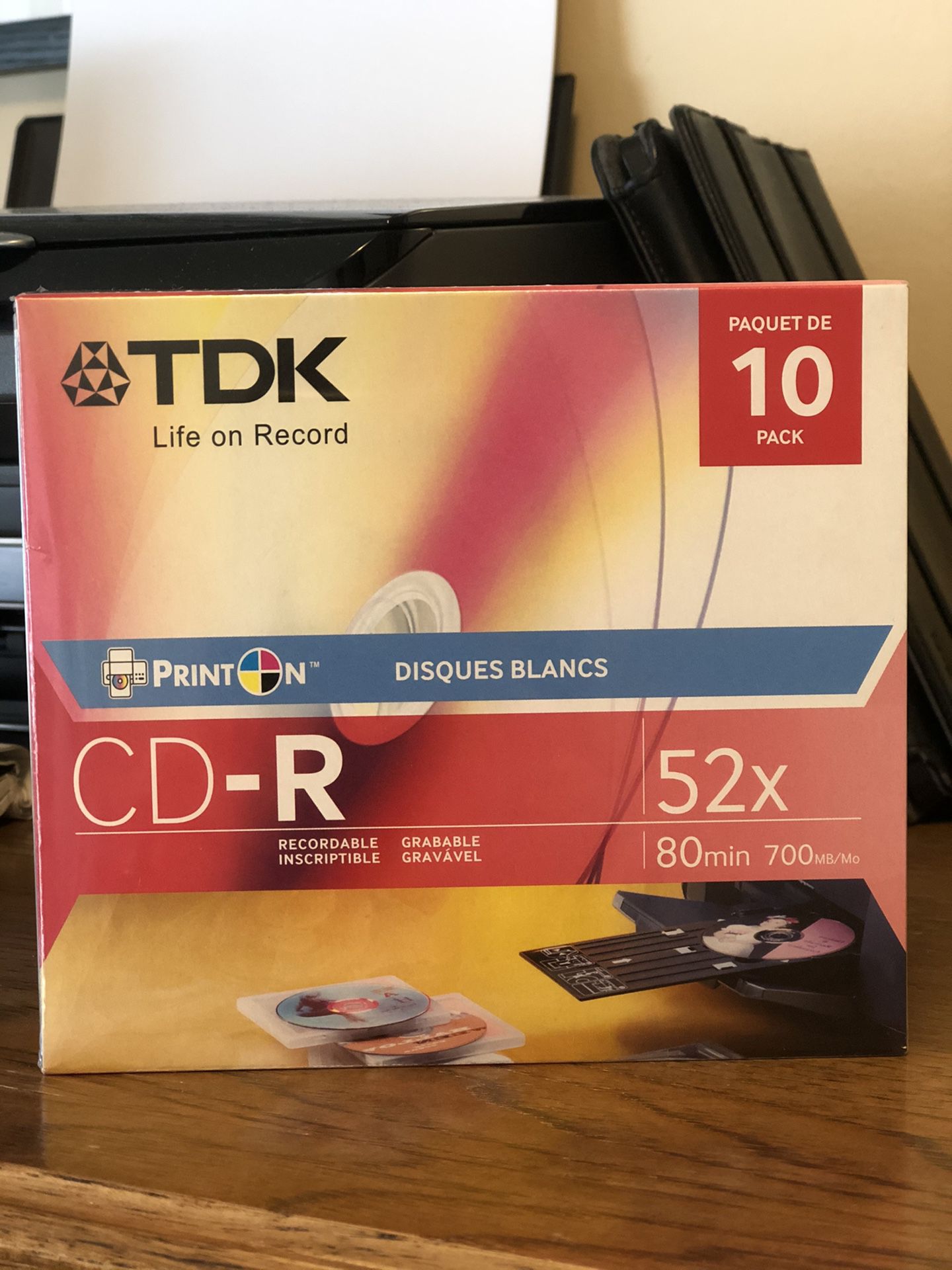 CD-R pack of 10 never opened