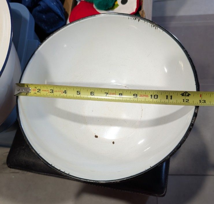 Vintage White Enamel Set