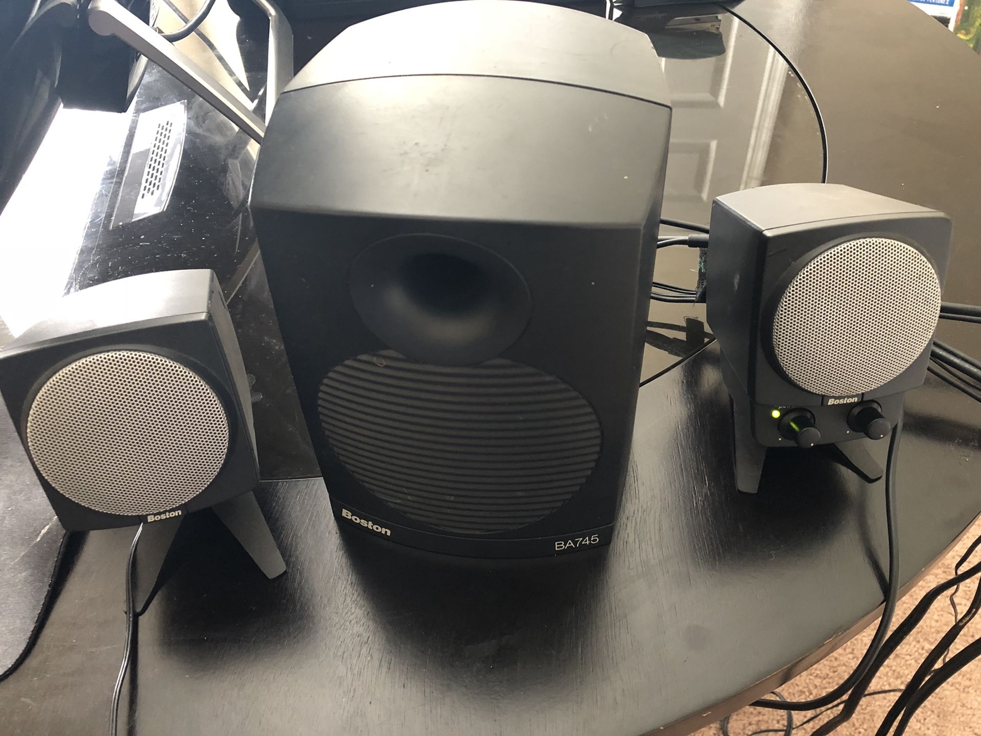 Boston Acoustics BA745 computer speaker system 2.1