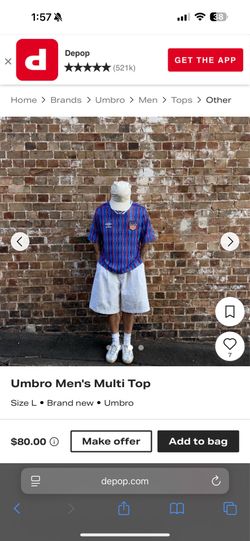 New Umbro USA Soccer Jersey (oversized) white and Blue