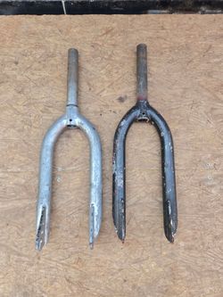 2 SE Landing gear threadless bmx forks