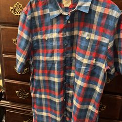 Vans Off The Wall The Original Since 1966 Button Up Shirt Size XLarge 