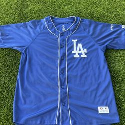 Los Angeles Dodgers MLB Blue True Fan Jersey Large 