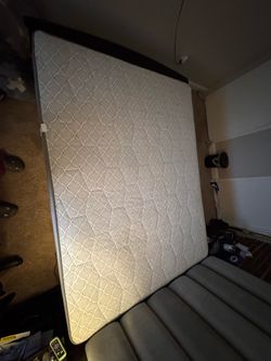 Like New Queen Mattress and Bed-frame