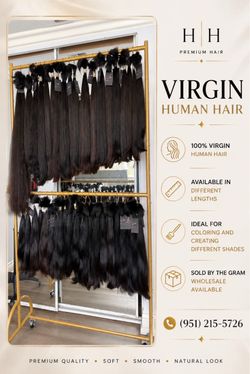 Human virgin hair