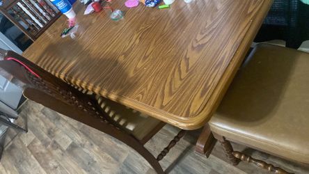 Brown table