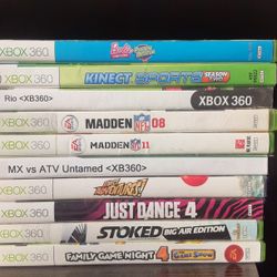 Microsoft Xbox 360 - Games Bundle $10