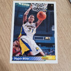 1992 Upper Deck Reggie Miller Card