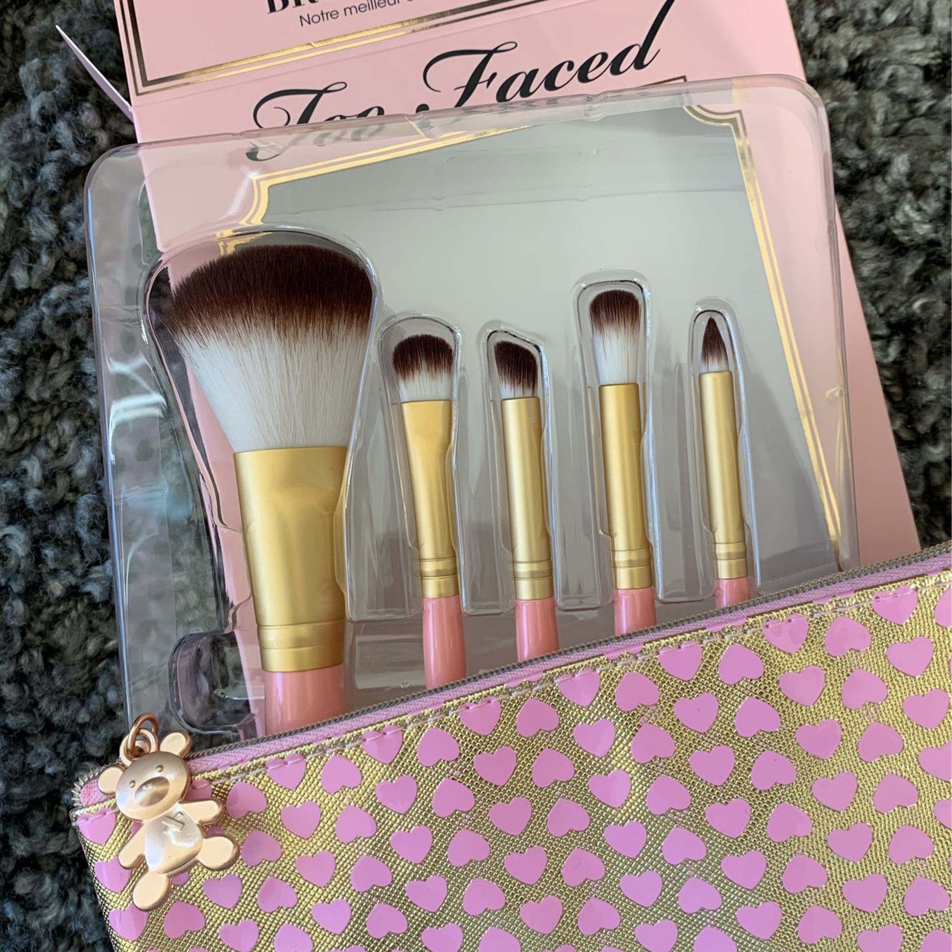 Too faced teddy cheap bear hair brush set