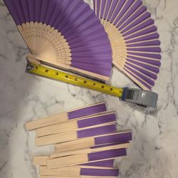 Purple Hand Fans