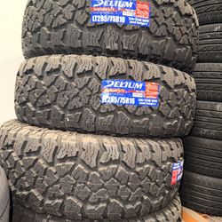 Set of 4 Brand New LT285/75R16 Delium Terra Raider ATX Tires