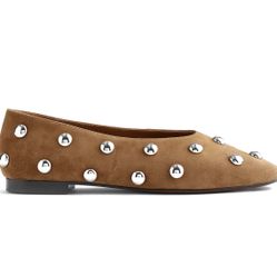 Women's flat shoes (LIGHT BROWN COLOR)