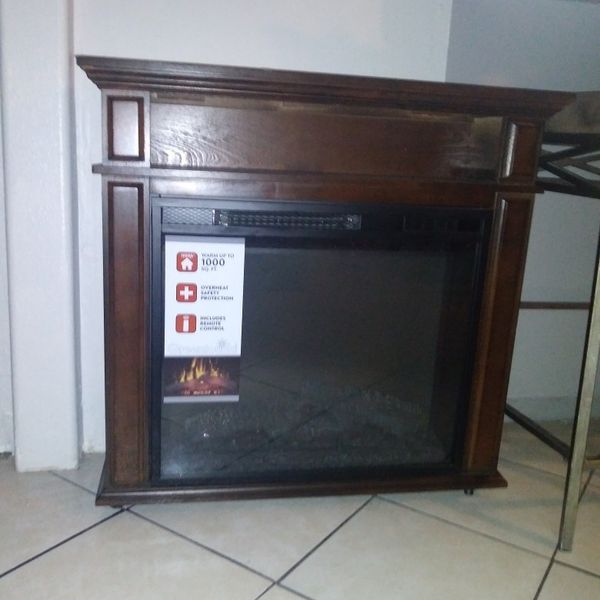 This Is A Fireplace Furniture Has A Remote To Control It for Sale in